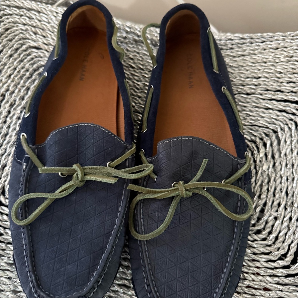 Cole Haan Men's Navy and Olive Loafers